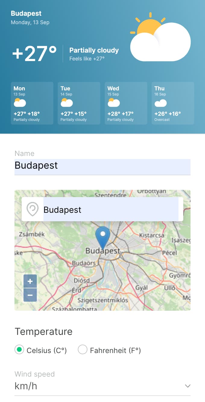 Weather 2.0 DS App