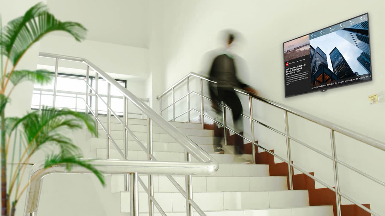 Displaying local news