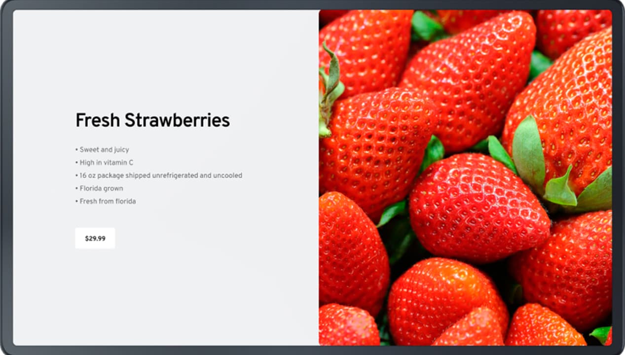 TV with content made by Look DS