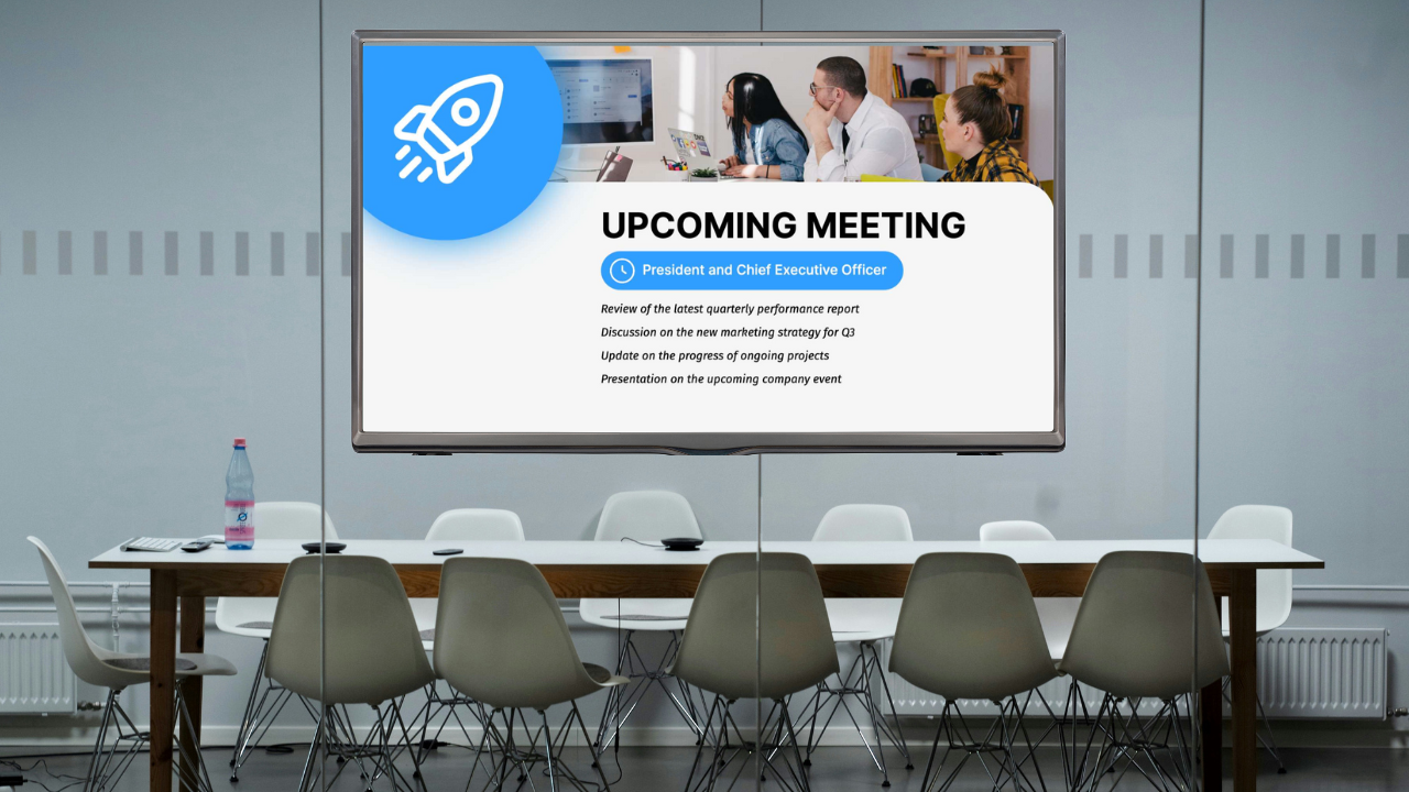 Digital Signage for meeting room